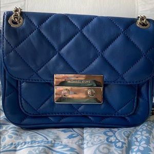 Blue Michael Kors purse